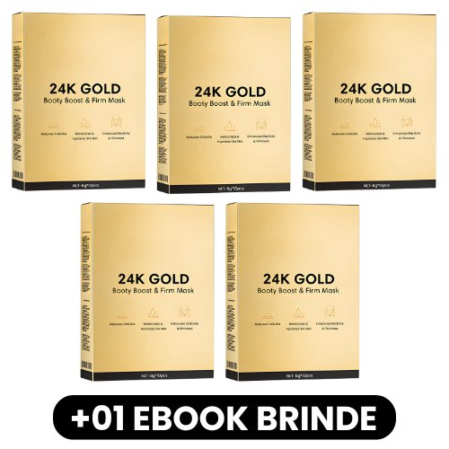 24K Gold - Máscara Anti Celulite - Mania das Coisas24K Gold - Máscara Anti CeluliteMania das Coisas