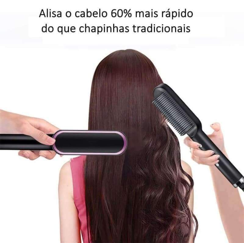 Escova Top Hair™ - Alisa, Seca e Modela [3 em 1] - Mania das CoisasEscova Top Hair™ - Alisa, Seca e Modela [3 em 1]Mania das Coisas